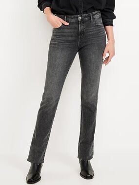 Old Navy High-Waisted Vintage Slim Jeans in Faded Black Wash